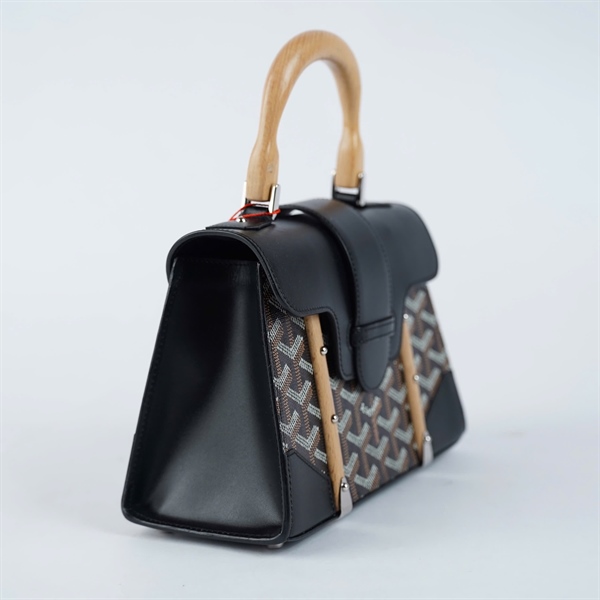 Túi Goyard Saigon Handle đen sz21 KG+