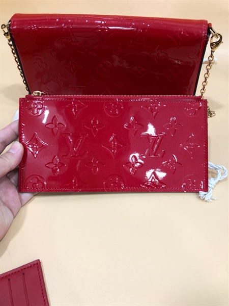 Túi LV Đỏ Kèm 2 Ví +