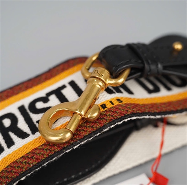Strap Dior trắng phối nâu vàng (BMC) KG+
