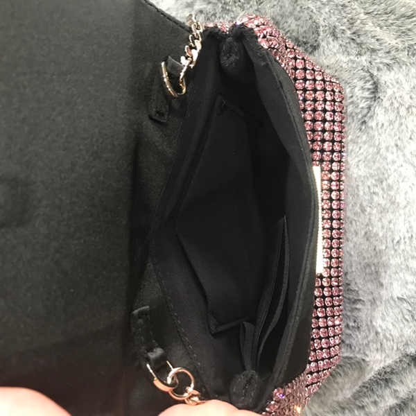 Túi Ted Baker đá hồng lấp lánh KG+