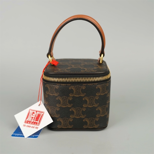 Túi Celine Vanity nâu sz10 (A-T) KG+