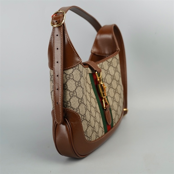 Túi GG Jackie 1961 xám (636706-520981) sz 28 (HT) +