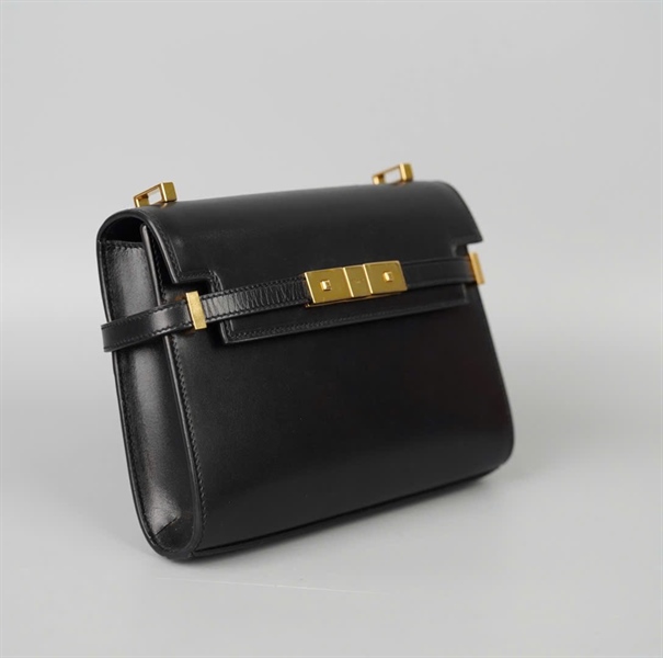 Túi YSL đen bóng sz19 (BQ) KG+
