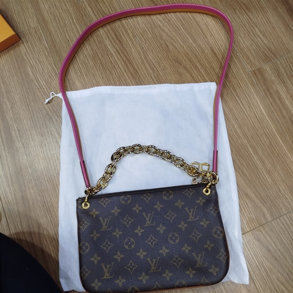 Túi LV dây vàng hồng 25cm +
