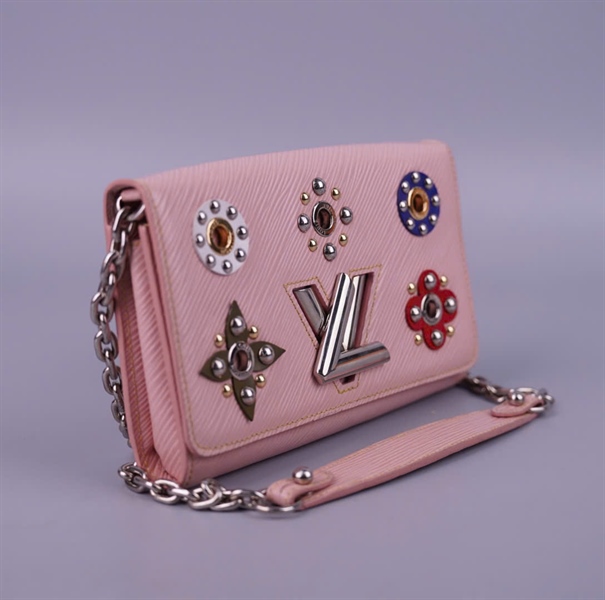Túi LV Twist Mechanical Flower màu hồng sz19 (BMC) +