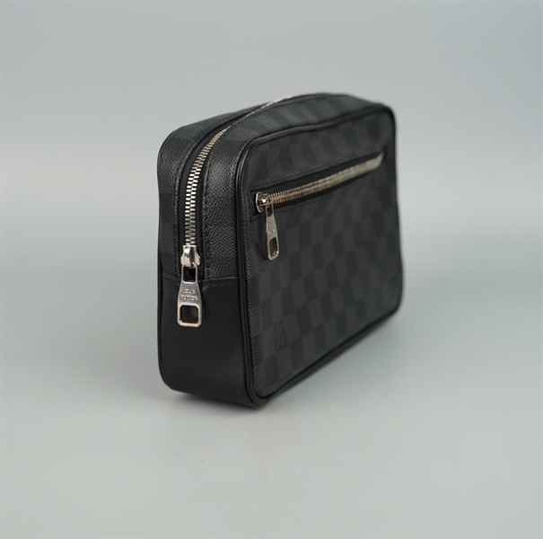 Túi LV Clutch ô vuông đen sz24 KG+