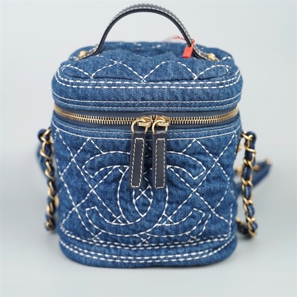 Túi Chanel Vanity xanh (28842696) sz16 KG+