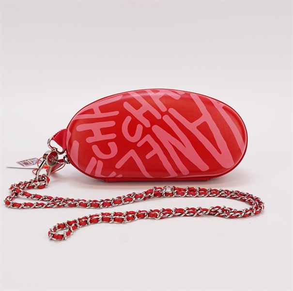 Túi hộp Chanel màu đỏ dây xích size 18 (31746624) KG+