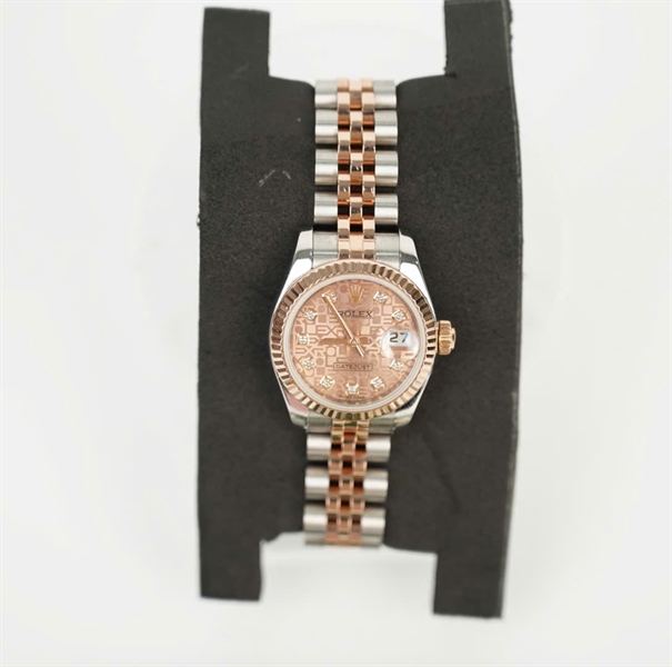 Đồng Hồ Rolex mặt tròn dây bạc (179171) (LTB) KG+