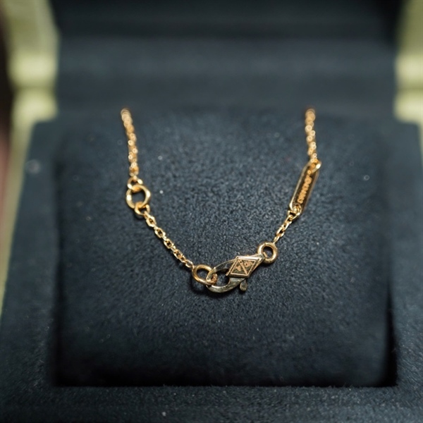 Vòng tay Van Cleef hoa xanh KG+