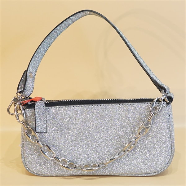 Túi đeo vai By Far bạc size 18cm KG+