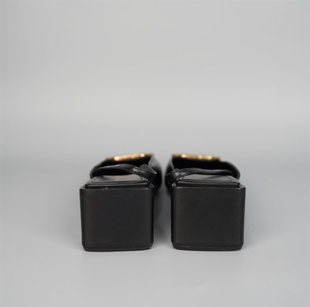 Giày Balenciaga đen sz39.5 cao 6p KG+