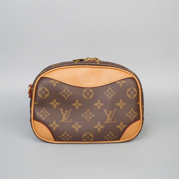 Túi LV Deauville hoa nâu kèm lót form (DU4280) sz20 KG+