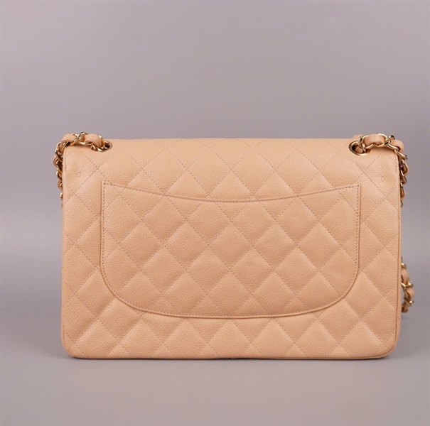 Túi Chanel Classic nude sz30 (jumbo) (17326026) (BMC) KG+