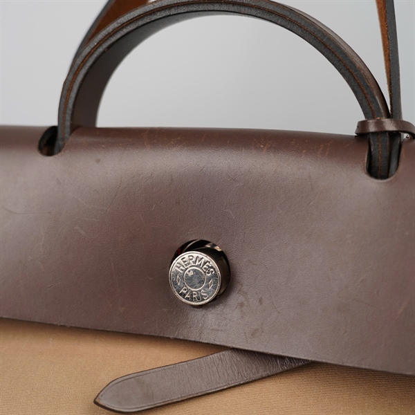 Túi Hermes nâu kèm ổ + chìa sz38 KG+