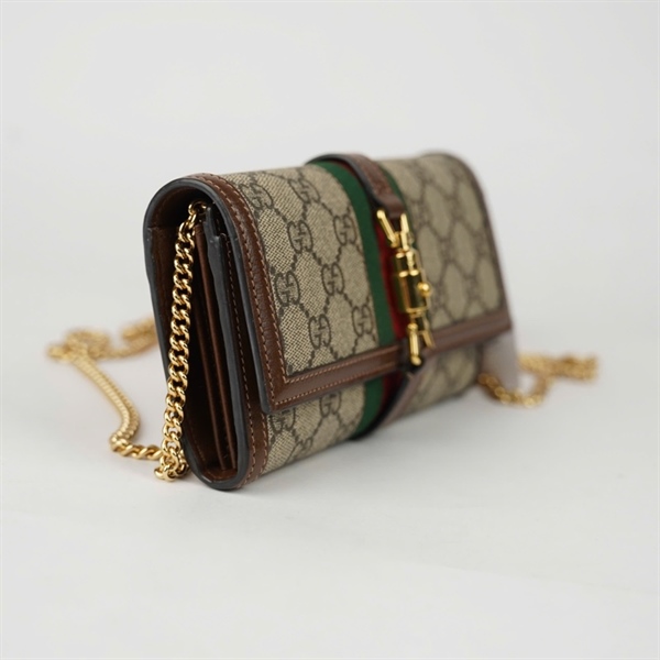 Túi GG Jackie 1961 xám (652681-0416) sz19 (A-T) KG+