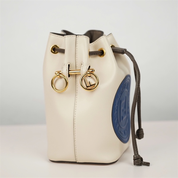Túi Fendi Bucket trắng sz12 (8BS010 A370 189-0511) (BQ) KG+