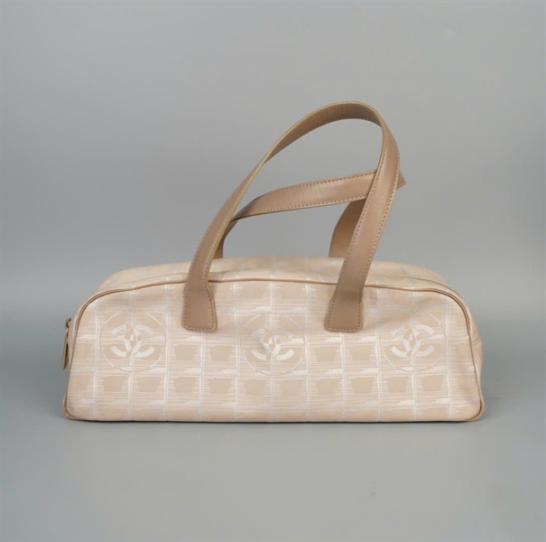 Túi Chanel handle trắng kem (8706796) sz34 (ALT) KG+