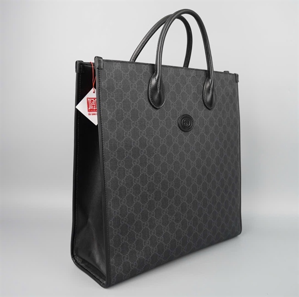 Túi GG tote đen 674155493492 sz36 KG+