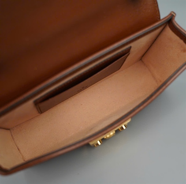Túi GG Padlook xám đen (652683525040) sz18 KG+