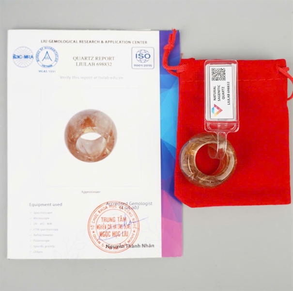 Nhẫn Càng Long tóc vàng 698832 KG+