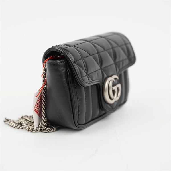 Túi GG Marmont đen (476433-493075) sz17 KG+
