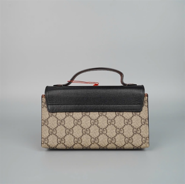 Túi GG Padlook xám đen (652683525040) sz18 KG+