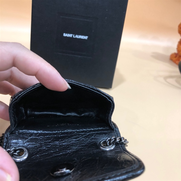 Túi YSL Đen 8cm+