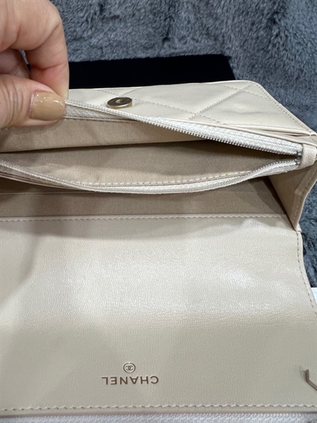 túi chanel màu nude+
