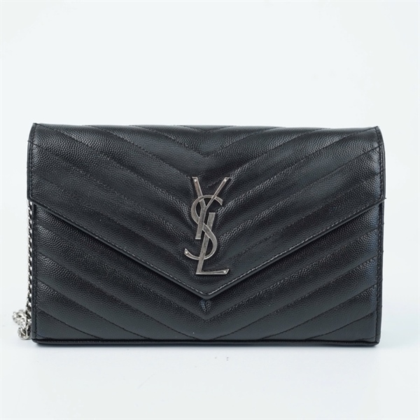Túi YSL Woc đen sz22 (BQ) KG+