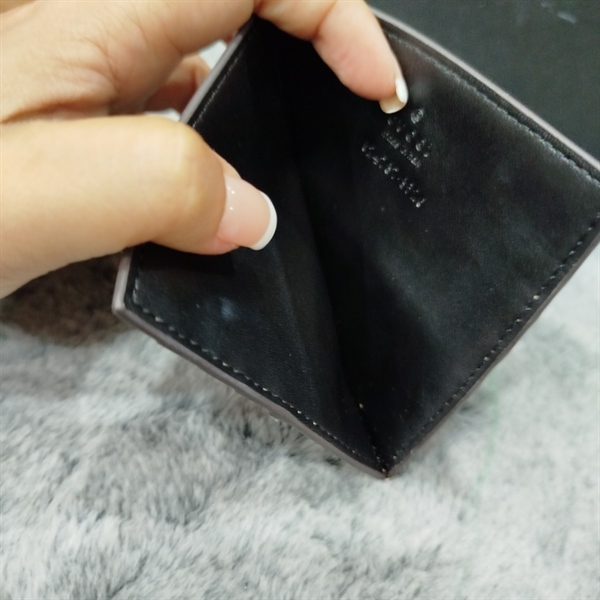 Ví GG card xám phối nâu++