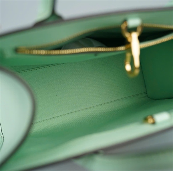 Túi GG tote xanh bơ in hình (659933525040) sz31 KG+