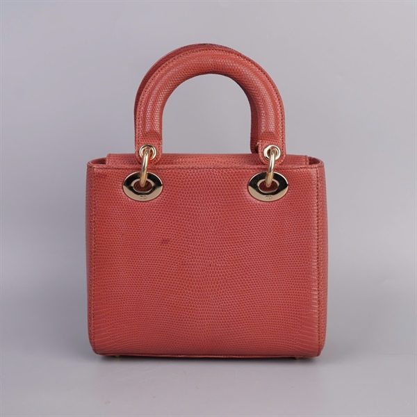 Túi Dior Lady hồng đất szS (A-T) KG+
