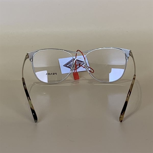 Kính Prada Viền Đỏ Mận Kg+