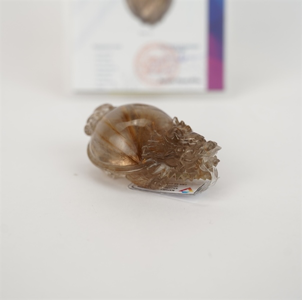 Cụ long quy thạch anh tóc vàng 472467 KG+