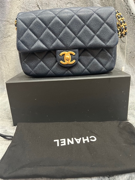Túi Chanel xanh+