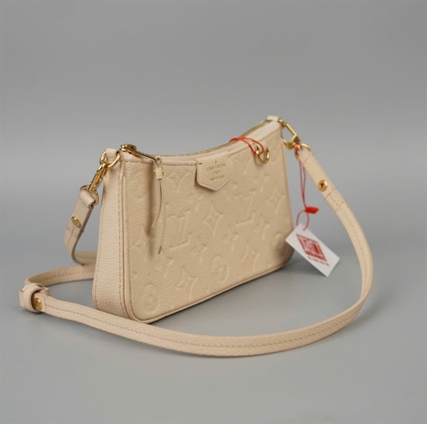 Túi LV hoa trắng da bê 2 strap sz20 KG+