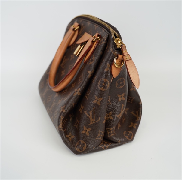 Túi LV hoa nâu kèm ổ khoá size 30cm +