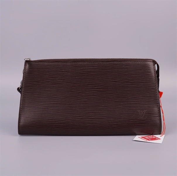 Túi LV kẹp nách vân sọc nâu sz24 KG+