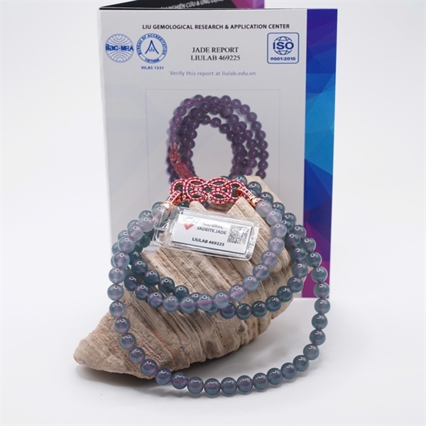 Chuỗi lam băng tím Gua 469225-KG+ ly 7-92