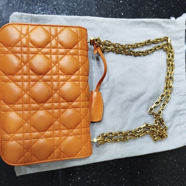 Túi Dior Da mềm Cam+