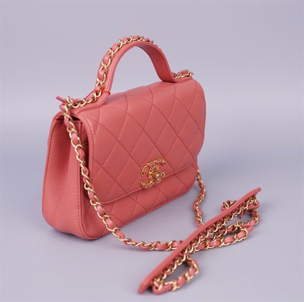 Túi Chanel Woc hồng (28619234) sz19 (BMC) KG+