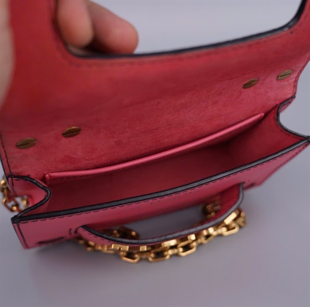 Túi Dior Jadior hồng đính đá (12-MA-0138) sz17 (HC)+