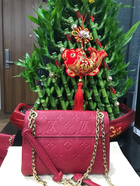 Túi LV Đỏ 20Cm+