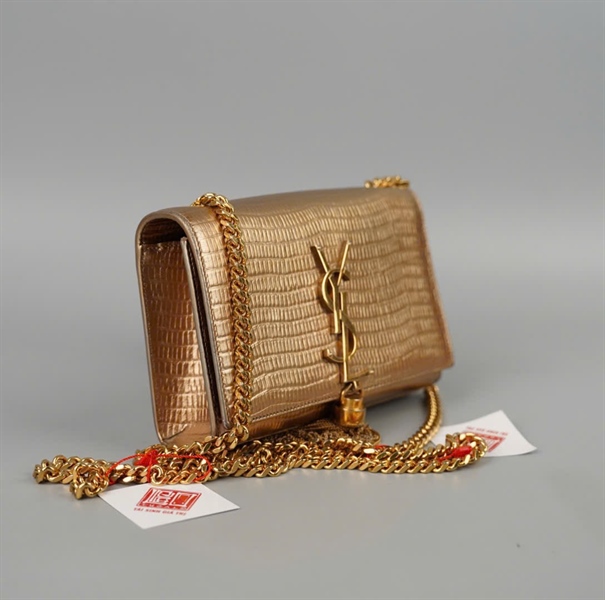 Túi YSL Kate vàng đồng sz17 (BQ) KG+