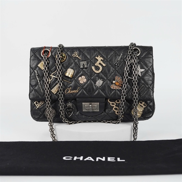 Túi Chanel Charm đen (20882238) sz24 +