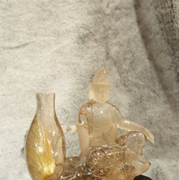 Tác phẩm Phật ngồi Quan Âm 656537 KG+