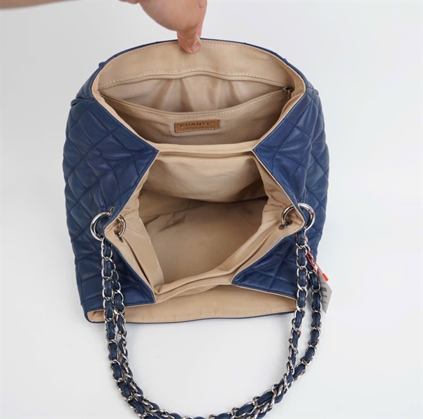Túi xách Chanel xanh đậm KG+