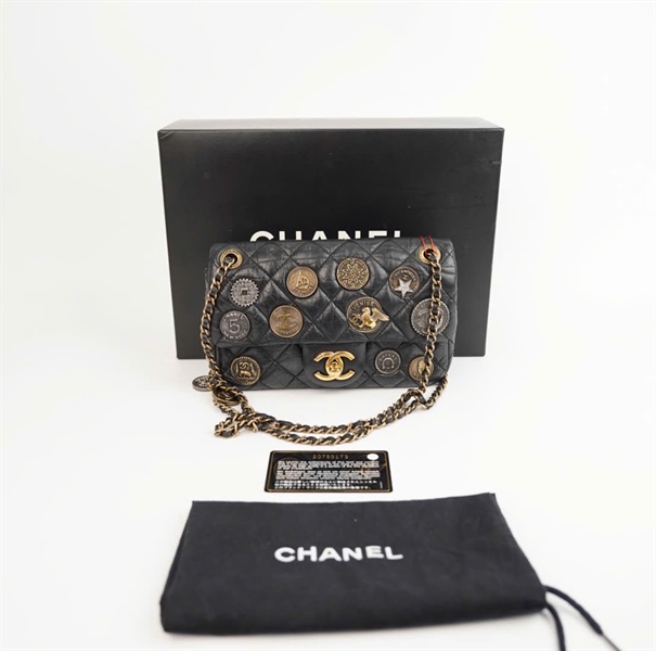Túi Chanel đen đồng xu ( 20769173) sz20 (HC) +
