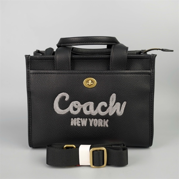 Túi Coach Handle đen sz26 +